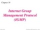 Lecture TCP-IP protocol suite - Chapter 10: Internet Group Management Protocol (IGMP)