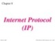 Lecture TCP-IP protocol suite - Chapter 8: Internet Protocol (IP)
