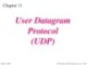 Lecture TCP-IP protocol suite - Chapter 11: User Datagram Protocol (UDP)