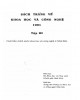 Ebook Sách trắng về khoa học và công nghệ 1991 (Tập 3): Phần 1