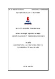 Báo cáo thực tập tốt nghiệp: Giải pháp nâng cao chất lượng phục vụ tại Nhà hàng Vũ Bảo Cầu Giấy