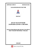 Báo cáo thực tập tốt nghiệp: Pháp luật về hợp đồng mua bán hàng hóa và thực tiễn tại Công ty TNHH Một Thành Viên BCA - Thăng Long