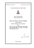 Báo cáo thực tập tốt nghiệp: Dịch vụ giao nhận hàng hóa nhập khẩu bằng đường biển của Công ty Cổ phần Dịch vụ Quốc tế CTX