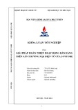 Khóa luận tốt nghiệp: Giải pháp hoàn thiện hoạt động bán hàng trực tuyến trên sàn Thương mại điện tử của 247STORE