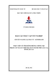 Báo cáo thực tập tốt nghiệp: Thực tiễn về tình hình phòng chống tội trộm cắp tài sản trên địa bàn thành phố Lào Cai, tỉnh Lào Cai