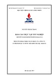 Báo cáo chuyên đề thực tập tốt nghiệp: Phân tích hoạt động xuất khẩu của Công ty Cổ phần Rượu và nước giải khát Hà Nội - HALICO