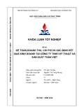 Khóa luận tốt nghiệp: Kế toán doanh thu chi phí và xác định kết quả kinh doanh tại công ty TNHH Kỹ thuật và sản xuất Toàn Việt