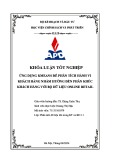 Khóa luận tốt nghiệp: Ứng dụng thuật toán KMeans để phân tích hành vi khách hàng nhằm hướng phân khúc khách hàng với bộ dữ liệu Online Retail