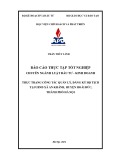 Báo cáo thực tập tốt nghiệp: Thực trạng công tác quản lý, đăng ký hộ tịch tại UBND xã An Khánh, huyện Hoài Đức, thành phố Hà Nội