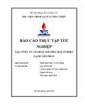 Báo cáo thực tập tốt nghiệp: Ngành Kế toán tại Công ty Cổ phần Thương mại Cơ điện lạnh Tân Phát