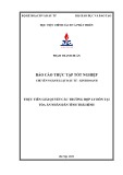 Báo cáo thực tập tốt nghiệp: Thực tiễn giải quyết các trường hợp ly hôn tại Tòa án nhân dân tỉnh Thái Bình