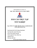 Báo cáo thực tập tốt nghiệp: Ngành Kế toán tại Công ty TNHH Thương mại và Kinh doanh tổng hợp Minh Anh