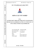 Khóa luận tốt nghiệp: Giải pháp hoàn thiện hoạt động bán sản phẩm phần mềm kế toán Easybooks tại Công ty Cổ phần Đầu tư Công nghệ & Thương mại Softdreams