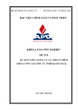 Khóa luận tốt nghiệp: Kế toán tiền lương và các khoản trích theo lương tại Công ty TNHH Queen Pack