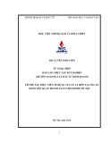 Báo cáo thực tập tốt nghiệp: Thực tiễn áp dụng căn cứ ly hôn tại Tòa án nhân dân quận Thanh Xuân, thành phố Hà Nội
