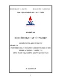 Báo cáo thực tập tốt nghiệp: Phát triển hoạt động môi giới chứng khoán đối với khách hàng cá nhân tại Công ty Cổ phần Chứng khoán KB Việt Nam