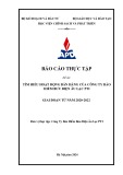 Báo cáo thực tập tốt nghiệp: Tìm hiểu hoạt động bán hàng của Công ty Bảo hiểm Bưu điện Âu Lạc PTI - Giai đoạn từ năm 2020-2022