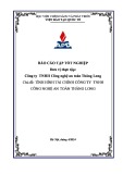 Báo cáo chuyên đề thực tập tốt nghiệp: Công ty TNHH Công nghệ An toàn Thăng Long