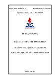 Báo cáo thực tập tốt nghiệp: Pháp luật về hợp đồng lao động, tranh chấp hợp đồng lao động và thực tiễn tại Công ty TNHH Linh Hồng Nhân