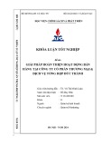 Khóa luận tốt nghiệp: Giải pháp hoàn thiện hoạt động bán hàng tại Công ty cổ phần thương mại & dịch vụ tổng hợp Đức Thành
