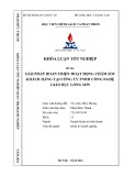 Khóa luận tốt nghiệp: Giải pháp hoàn thiện hoạt động chăm sóc khách hàng tại công ty TNHH công nghệ giáo dục Long Sơn