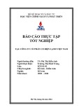 Báo cáo thực tập tốt nghiệp tại Công ty Cổ phần Cơ điện lạnh Việt Nam