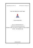 Báo cáo thực tập tốt nghiệp: Hoàn thiện kế toán chi phí sản xuất và tính giá thành sản phẩm tại công ty Secoin