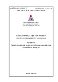 Báo cáo thực tập tốt nghiệp: Nghiên cứu pháp luật về công tác tuyển dụng công chức, viên chức tại huyện Mường La