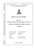 Khóa luận tốt nghiệp: Phân tích báo cáo tài chính của Công ty Cổ phần tập đoàn Hòa Phát