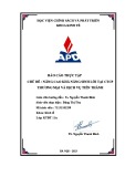 Báo cáo thực tập tốt nghiệp: Nâng cao khả năng sinh lời của Công ty Cổ phần Thương mại và Dịch vụ Tiến Thành