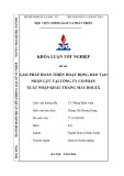 Khóa luận tốt nghiệp: Giải pháp hoàn thiện hoạt động đào tạo nhân lực tại Công ty Cổ phần Xuất nhập khẩu Thang máy ROLEX