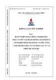 Khóa luận tốt nghiệp: Hoàn thiện hoạt động marketing trực tuyến tại Head Honda Matexim #1 – Xí nghiệp kinh doanh xe và phụ tùng – Chi nhánh Công ty Cổ phần vật tư và thiết bị toàn bộ
