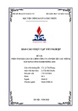 Báo cáo thực tập tốt nghiệp: Phân tích báo cáo tài chính Công Ty Cổ Phần Kết Cấu Thép & Xây Dựng Công Nghiệp Đông Anh