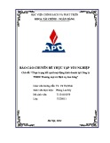 Báo cáo thực tập tốt nghiệp: Thực trạng kết quả hoạt động kinh doanh tại Công ty TNHH Thương mại và Dịch vụ Sao Sáng
