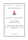 Khóa luận tốt nghiệp: Phân tích và định giá cổ phiếu Tổng công ty Cổ phần Xuất nhập Khẩu và Xây dựng Việt Nam