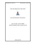 Báo cáo thực tập tốt nghiệp tại Phòng Đối tác công tư - Cục quản lý Đấu thầu – Bộ Kế hoạch và Đầu tư
