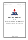 Khóa luận tốt nghiệp: Kế toán bán hàng và xác định kết quả bán hàng tại Công ty cổ phần ZME