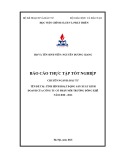 Báo cáo thực tập tốt nghiệp: Tình hình hoạt động sản xuất kinh doanh của Công Ty Cổ Phần Môi Trường Đông Khê năm 2020 - 2022