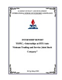 Internship report: The business of sales staff at HTS Auto Vietnam Trading and Service Joint Stock Company