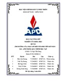 Đề tài nghiên cứu khoa học: Ảnh hưởng của chat GPT đối với sinh viên kế toán K12 - APD trong quá trình học tập