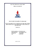 Đề tài nghiên cứu khoa học: Quy định về tự vệ thương mại theo một số hiệp định thương mại tự do thế hệ mới và một số đề xuất cho Việt Nam