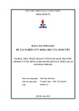 Đề tài nghiên cứu khoa học: Thực trạng quản lý vốn ngân sách nhà nước cho đầu tư xây dựng cơ bản huyện Bát Xát, tỉnh Lào Cai giai đoạn 2020-2023