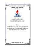Đề tài nghiên cứu khoa học: Nghiên cứu các yếu tố ảnh hưởng đến việc đạt Chuẩn đầu ra Tiếng Anh của sinh viên Học viện Chính sách và Phát triển